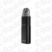 Voopoo Argus Z Pod Vape Kit in sleek black design with LED indicators and compact shape for portable vaping.