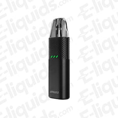 Voopoo Argus Z Pod Vape Kit in sleek black design with LED indicators and compact shape for portable vaping.