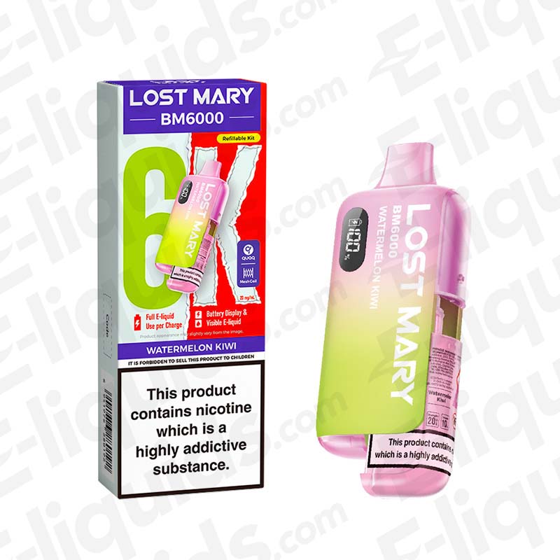 Lost Mary BM6000 Watermelon Kiwi Prefilled Pod Kit