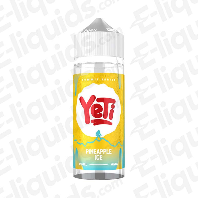 Yeti Summit Series 100ml Shortfill Pineapple Ice Vape Juice