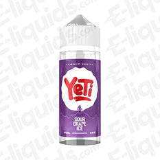 Yeti Summit Series 100ml Shortfill Sour Grape Ice Vape Juice