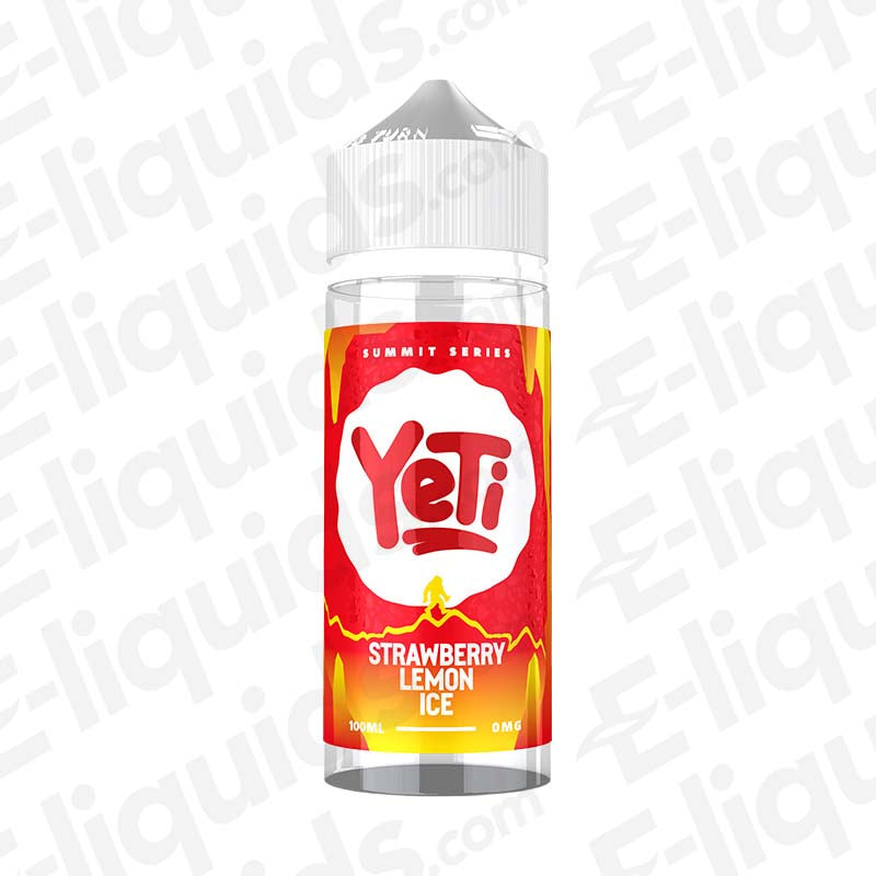 Yeti Summit Series 100ml Shortfill Strawberry Lemon Ice Vape Juice