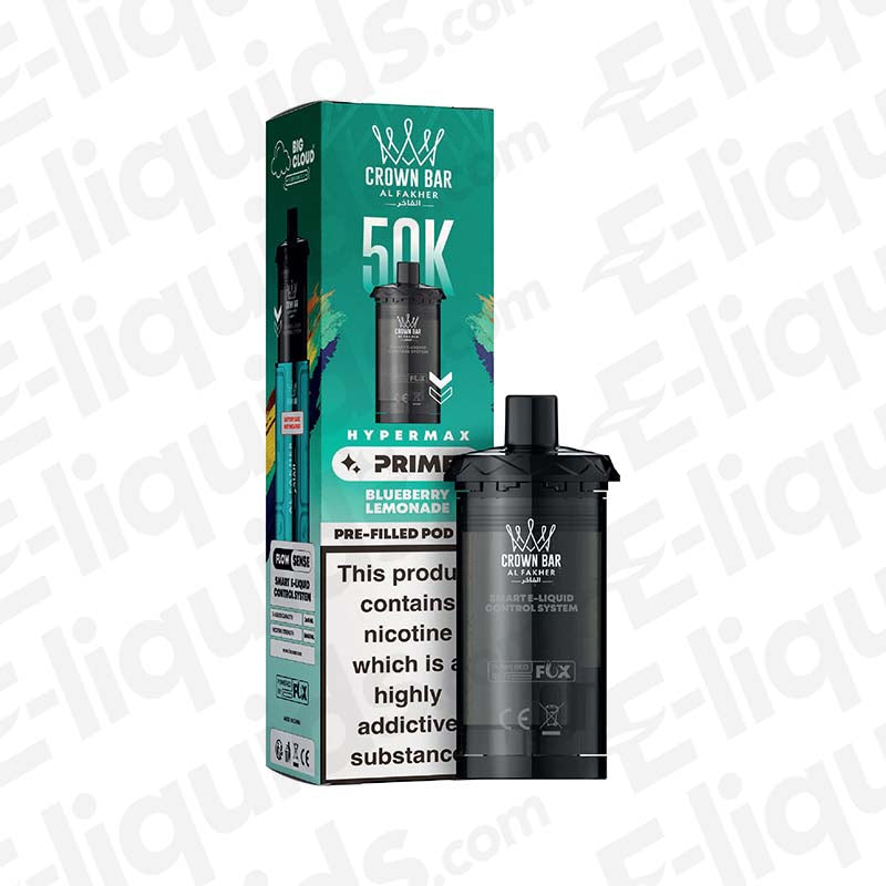 Al Fakher Hyper Max Prime 50K Blueberry Lemonade Prefilled Pods