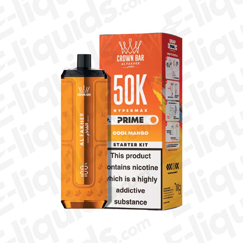 Al Fakher Hyper Max Prime 50K Cool Mango Prefilled Pod Kit
