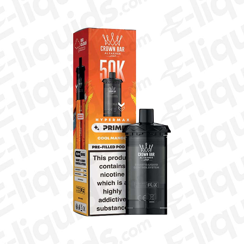 Al Fakher Hyper Max Prime 50K Cool Mango Prefilled Pods