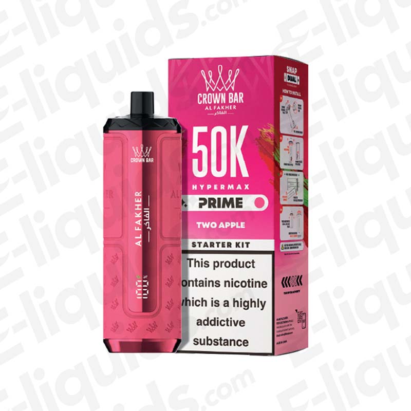 Al Fakher Hyper Max Prime 50K Two Apple Prefilled Pod Kit