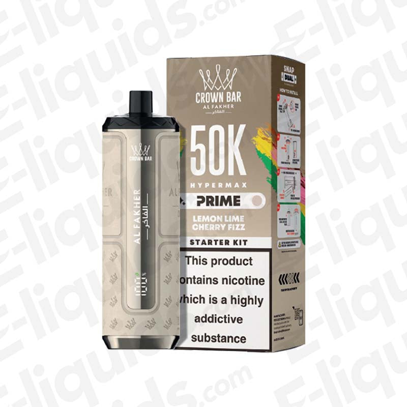 Al Fakher Hyper Max Prime 50K Lemon Lime Cherry Fizz Prefilled Pod Kit