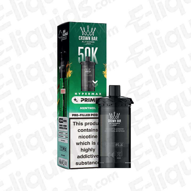 Al Fakher Hyper Max Prime 50K Menthol Prefilled Pods