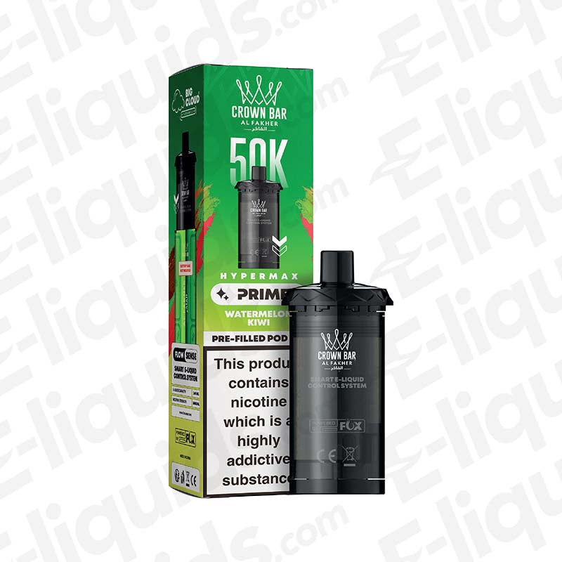 Al Fakher Hyper Max Prime 50K Watermelon Kiwi Prefilled Pods