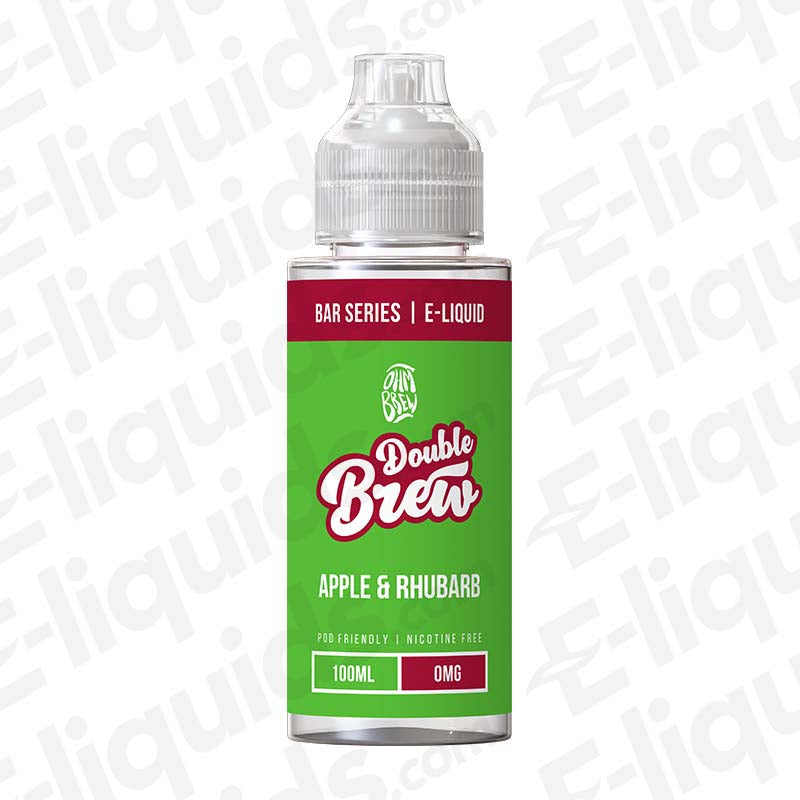 Ohm Brew Double Brew Apple and Rhubarb 100ml Shortfill E-liquid