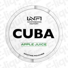 Apple Juice Mini Nicotine Pouches by Cuba