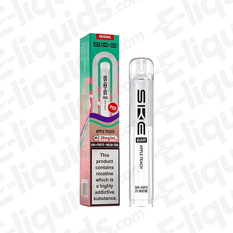 SKE Crystal Bar 600 Apple Peach 20mg Prefilled Pods