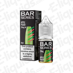 Bar Series Black Edition Apple Peach 20mg Nic Salt E-liquid