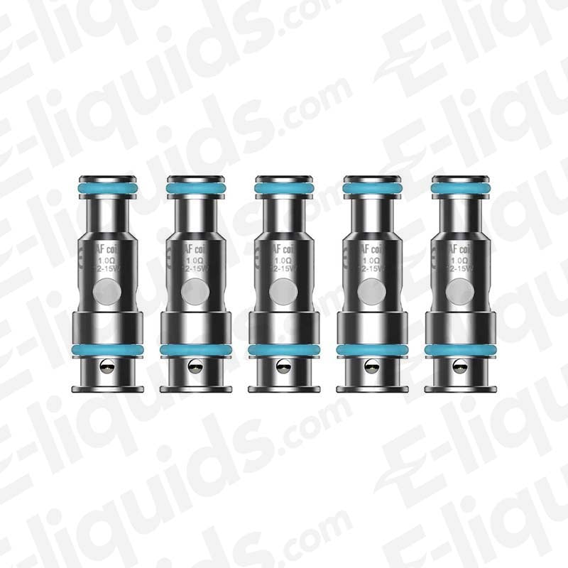 Aspire AF Vape Coil 0.4 Ohm Mesh Pods, Pack of 5, for Flexus Q, optimized flavor and vapour, MTL and RDTL vaping.