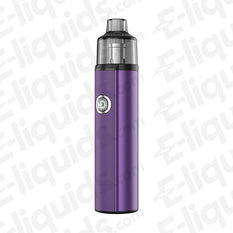 Aspire BP Stik Vape Pod Kit in purple with leather texture for a comfortable vaping experience.