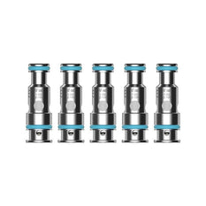 Aspire AF Vape Coil 1.0 Ohm Mesh Pods Pack of 5, designed for Flexus Q pod kit, ideal for MTL vaping, offering optimal flavor and vapor.