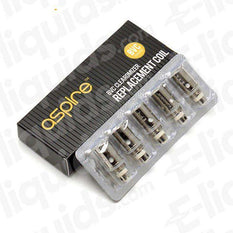 Aspire BVC replacement vape coils pack of 5 for enhanced airflow and vapor production in Aspire tanks.