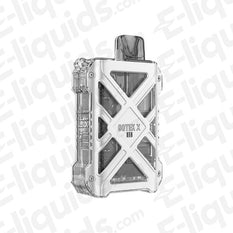 Aspire GoTek X II vape pod kit in transparent casing with modern design for compact vaping on the go.