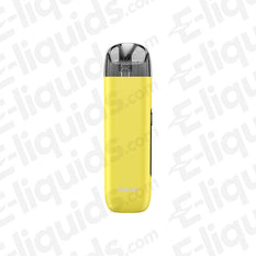 Aspire Minican 3 Pro Pod Kit in vibrant yellow, lightweight design with auto-draw system and OLED display.