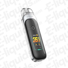 Aspire PIXO Vape Pod Kit with touch screen, 1100mAh battery, and adjustable airflow, featuring 26W output.