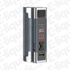 Aspire Zelos 3 Vape Mod with ergonomic design and adjustable 5-80W wattage, featuring a 3200mAh built-in battery for all-day vaping.