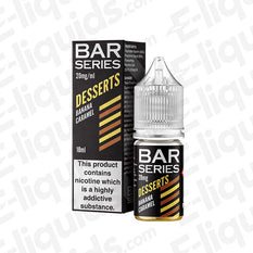 Bar Series Desserts Banana Caramel 20mg Nic Salt E-liquid