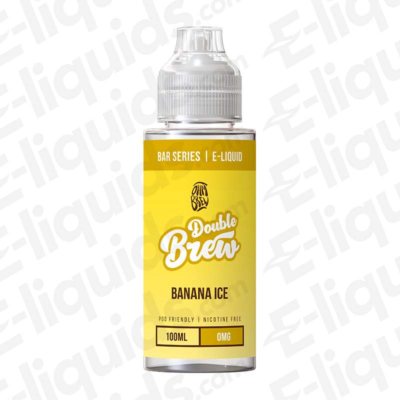 Ohm Brew Double Brew Banana Ice 100ml Shortfill E-liquid