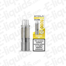 Hyola Pro Max 8000 Banana Ice 20mg Prefilled Pods