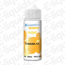 Hayati Pro Max 70/30 Banana Ice 100ml Shortfill E-liquid