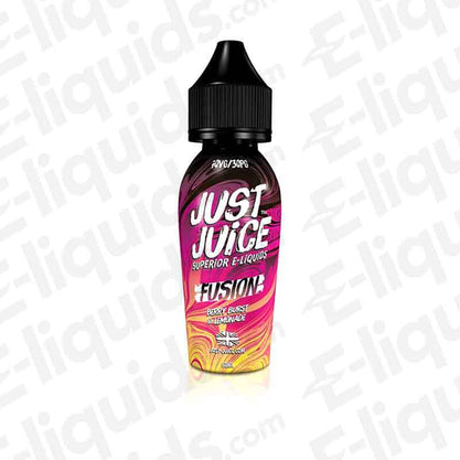 Berry Burst Shortfill E-liquid by Just Juice bottle featuring vibrant label design with blend of strawberry, blueberry, and blackberry.