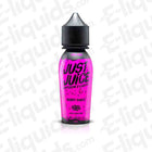 Berry Burst Shortfill E-liquid bottle by Just Juice with strawberry, blueberry, blackberry flavors.