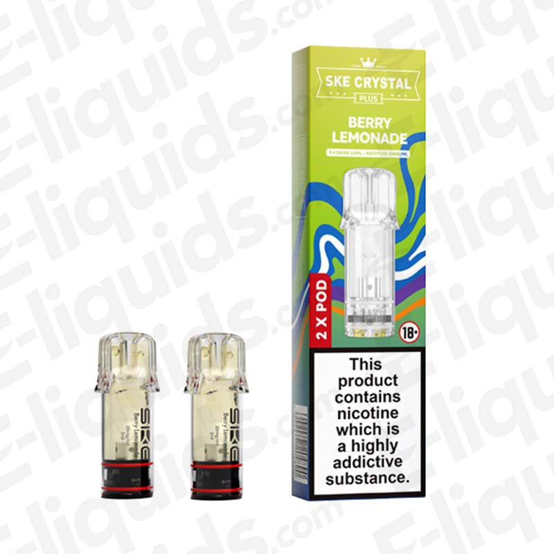 SKE Crystal Plus 20mg Prefilled Pods Berry Lemonade