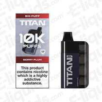 TITAN 10K Legal Big Puff Disposable Vape Berry Plum