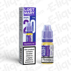Lost Mary Nic Salt Vape Juice Blackberry Ice 5mg 10ml bottle for pod kits, mouth to lung vaping, 21 flavor options available.
