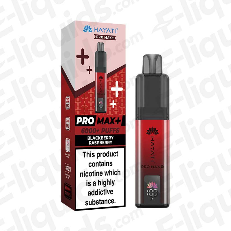 Hayati Pro Max+ 20mg Prefilled Pod Kit Blackberry Raspberry