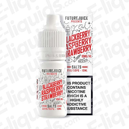 blackberry raspberry strawberry nic salt eliquid by future juice