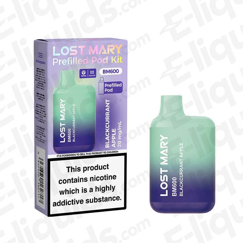 Lost Mary BM600 Blueberry Prefilled Pod Kit | Berry Fresh Lost Mary BM600 Blueberry Prefilled Pod Kit | Berry Fresh