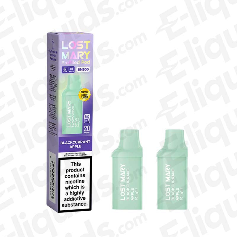 Lost Mary BM600 20mg Prefilled Pods Blackcurrant Apple