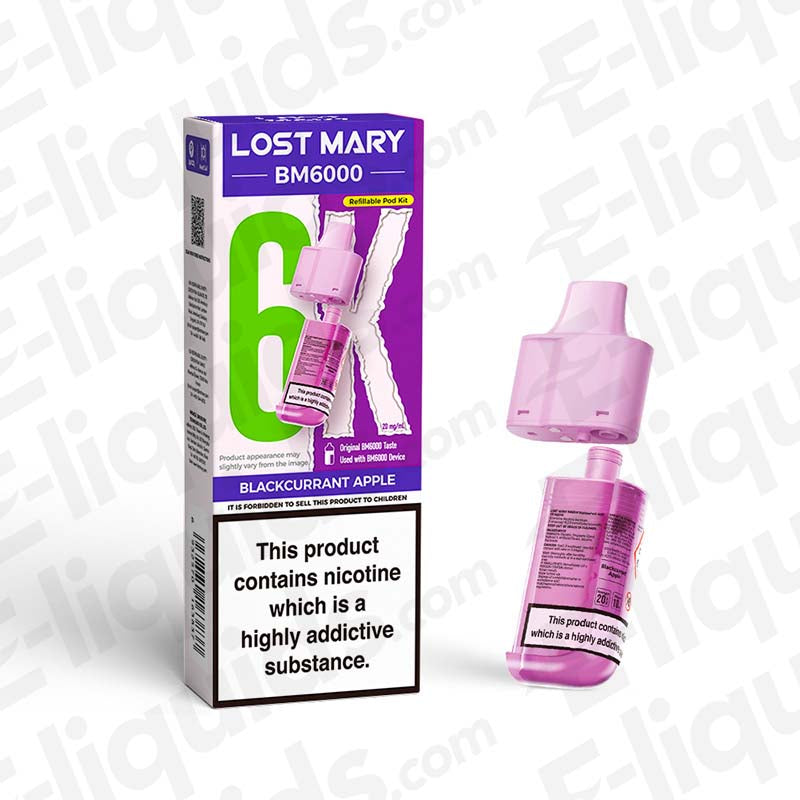 Lost Mary BM6000 20mg Prefilled Pods Blackcurrant Apple
