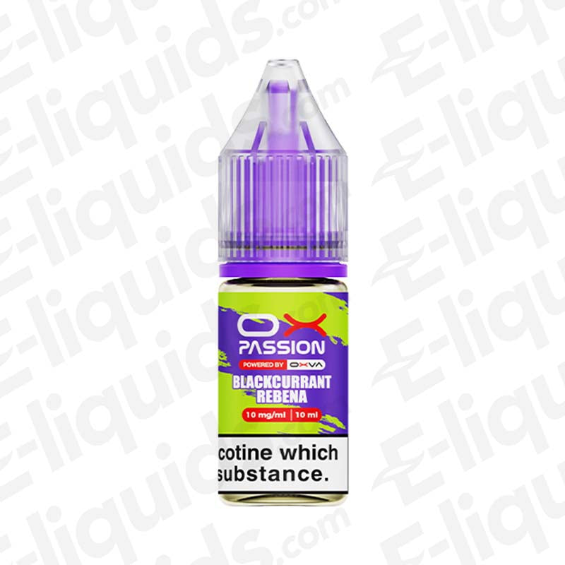 Blackcurrant Rebena OX Passion Nic Salt E-liquid by OXVA
