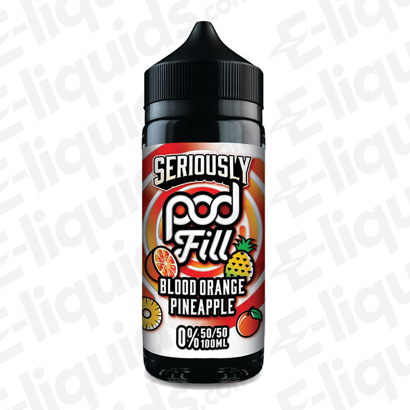 Doozy Vape Co Seriously Pod Fill Blood Orange Pineapple 100ml Shortfill E-liquid