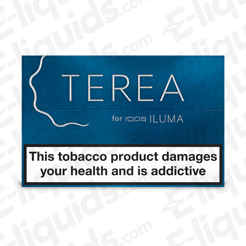 TEREA Heated Tobacco Sticks packaging for IQOS ILUMA with health warning.