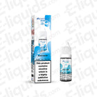 Blue Fusion Nic Salt E-liquid by Hayati Pro Max with blueberries and mixed fruits in a 10ml bottle.