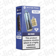 Pyne Pod Click 50K Prefilled Pod with mystical Blue Magic flavour in blue packaging.