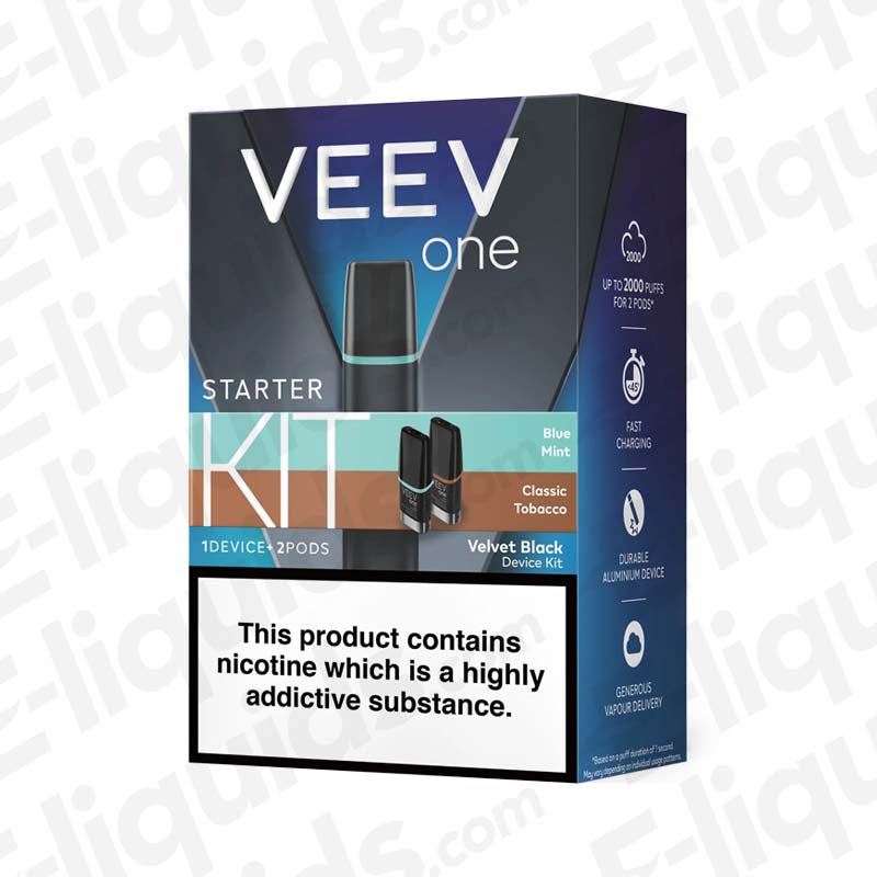 VEEV One Starter Kit Blue Mint and Classic Tobacco