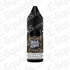 Blue Moon Nic Salt E-liquid by Wick Liquor bottle, featuring blueberry and raspberry slushy flavors with icy cool notes.