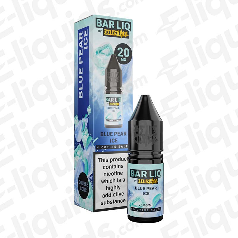 Zeus Juice Bar Liq Blue Pear Ice 20mg Nic Salt E-liquid
