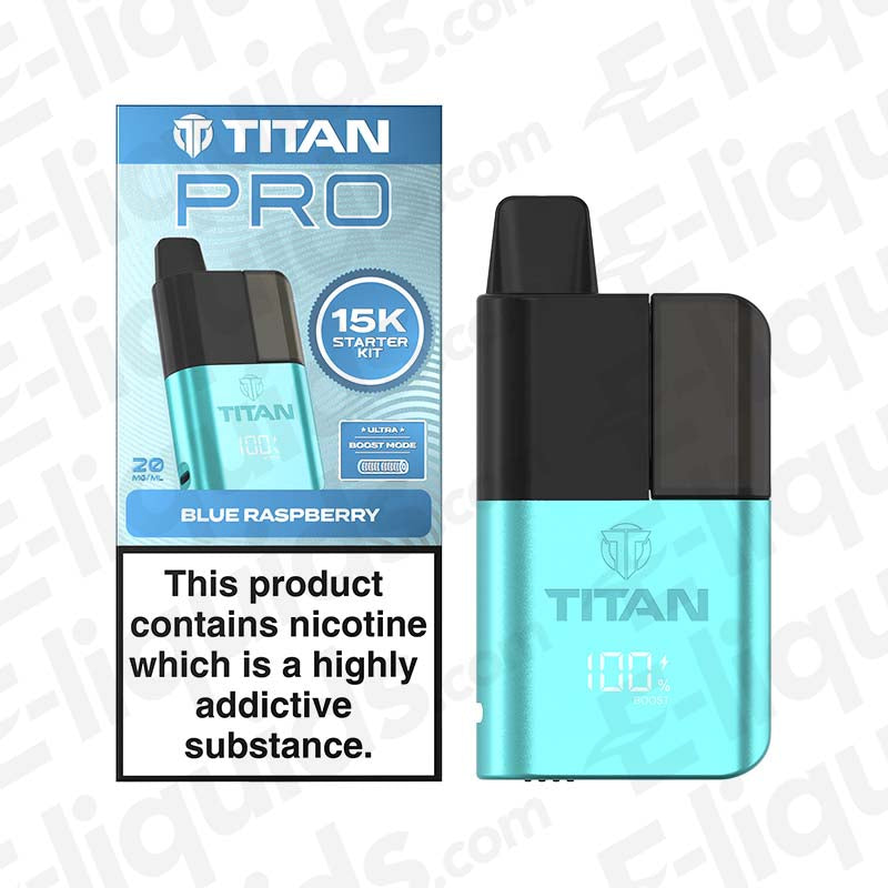 Titan Pro Blue Raspberry 20mg Prefilled Pod Kit