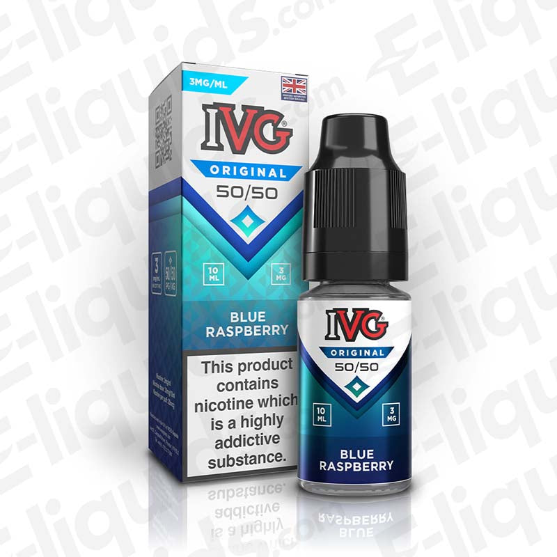 IVG Blue Raspberry 50/50 Vape Juice