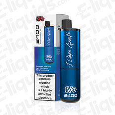 IVG 2400 4-in-1 Disposable Vape Blue Raspberry Ice